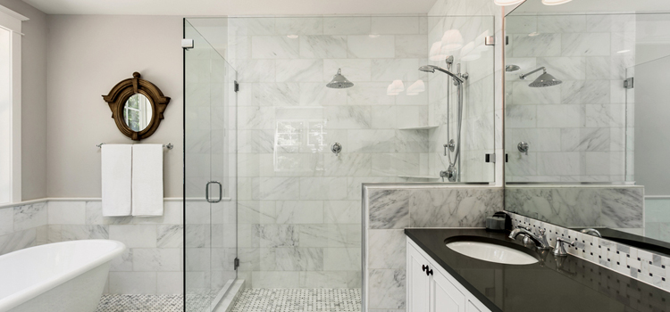 bathroom shower door installation in Casselberry